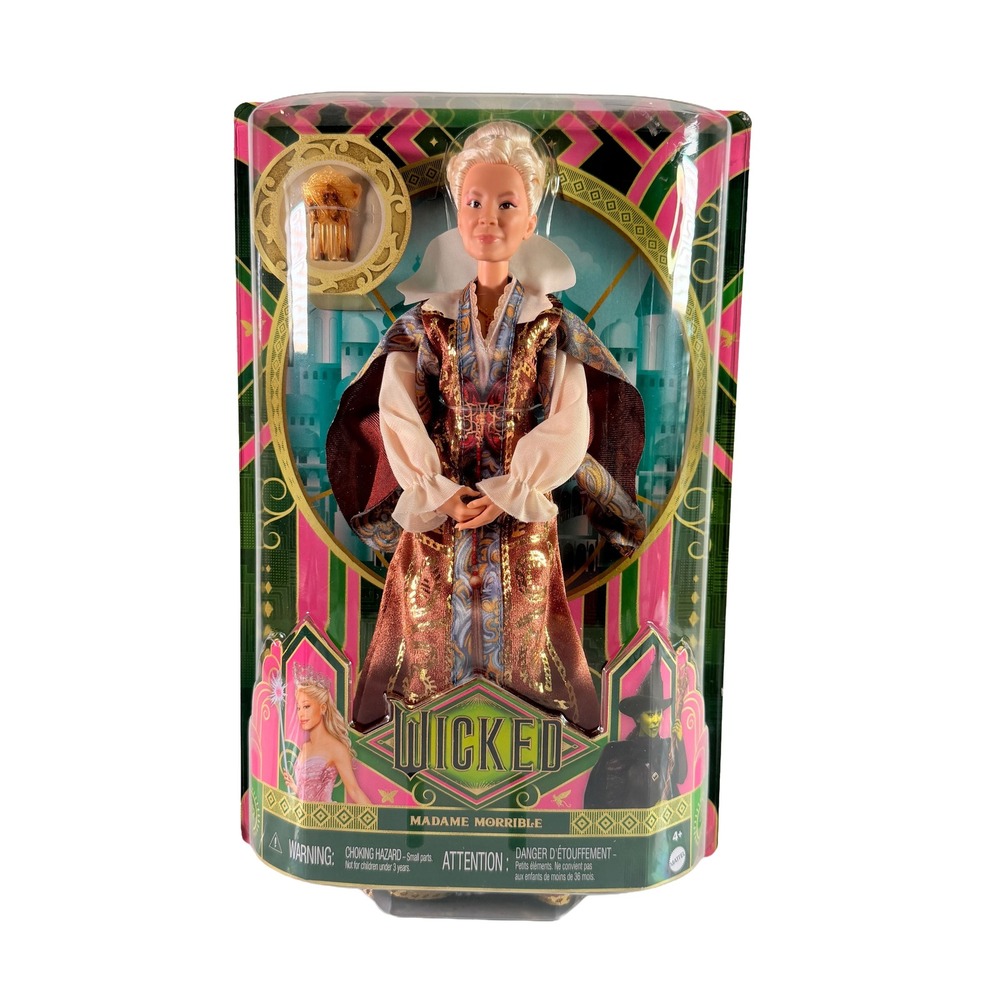 Mattel Wicked Madame Morrible Fashion Doll Michelle Yeoh NIB